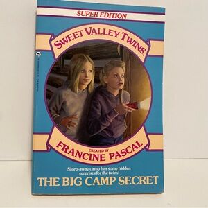 🛑 4/$20 Sweet Valley Twins Camp Secret Vintage Book 1980s Paperback Chapter 80s